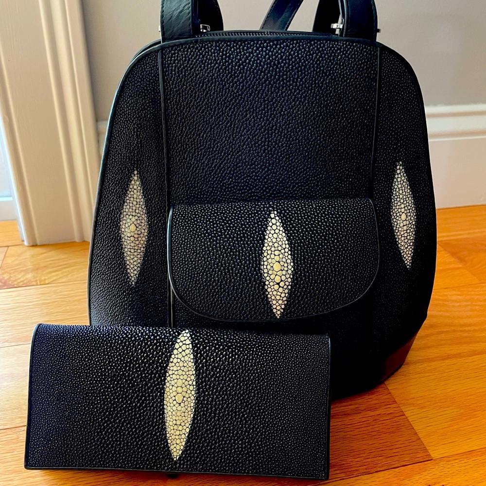 Stingray backpack w/ matching wallet